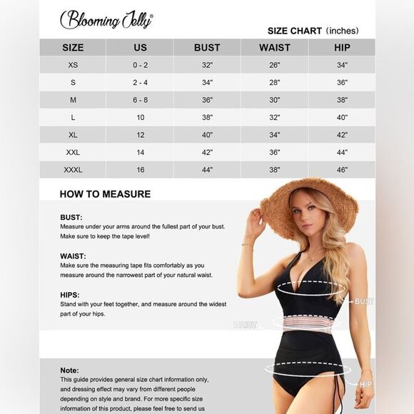 Blooming Jelly Light Blue One-Piece Swimsuit - Picture 13 of 13